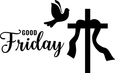 Holy christ good friday cultural background with grungy effect