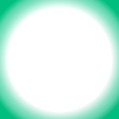 Green round border with transparent center, png.