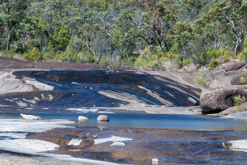 Scenery along Bald Rock Creek in Girraween National Park, Queensland, Australia