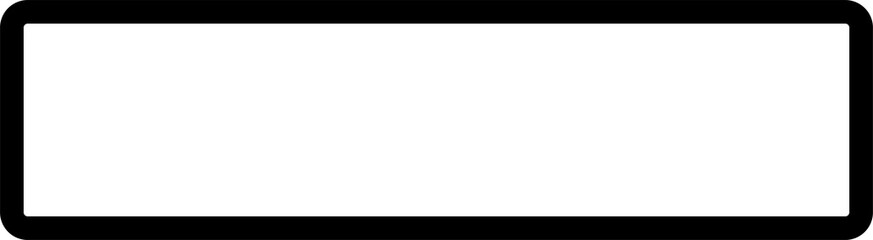 Set of six empty web app button sign in various colors