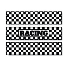 Racing flag design lines
