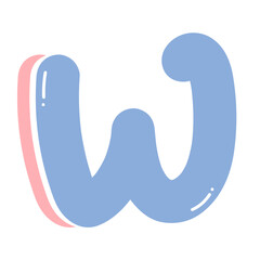 Alphabet Letter W