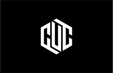 CUC creative letter logo design vector icon illustration