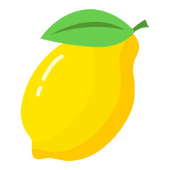 lemon with leaves