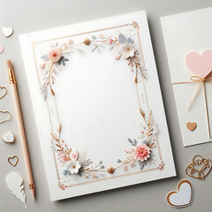 Invitation card, greeting card Concept template design 