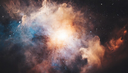 galaxy nebula with swirling colors, representing cosmic wonder and celestial beauty
