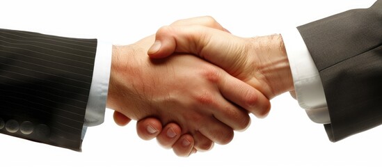 Professional Greetings Through Handshakes
