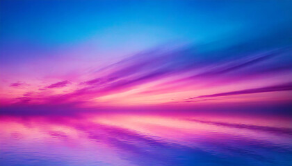 purple-blue gradient backdrop evokes dreamy vibes