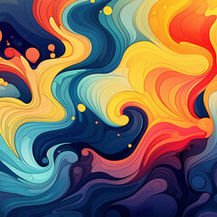 Illustrator's abstract background a digital elegance
