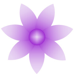 illustration of a purple flower
