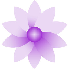 illustration of a purple flower