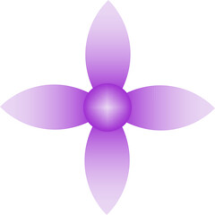illustration of a purple flower