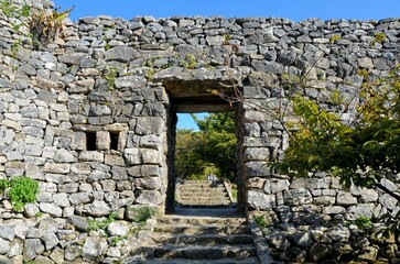 今帰仁城跡 平郎門
