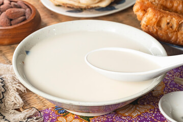 China traditional food - soy bean milk
