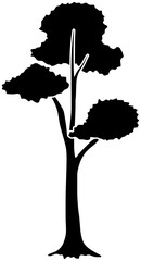 plant illustration banyan silhouette teak logo oak icon nature outline tree garden wood roots forest leaf olive mangrove leaves shape spruce ecology old for vector graphic background
