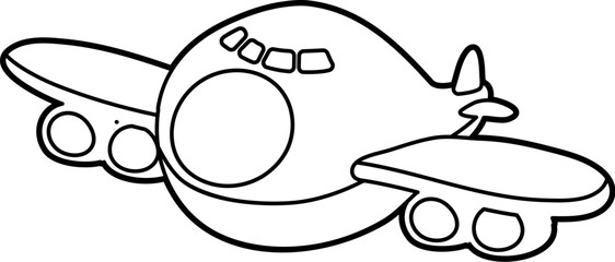 Fototapeta premium Deformed airplane