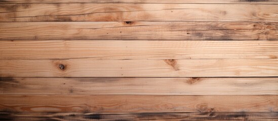 Fototapeta premium Plywood Table Texture Background with Wooden Pattern Planks