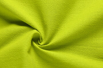 yellow green color texture of fabric textile, abstract image for fashion cloth design background