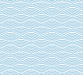 Background with seamless wave pattern