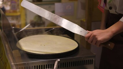 Making of a Fresh Crepe