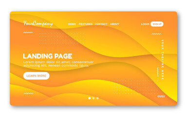 abstract orange background