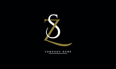 SZ, ZS, S, Z Abstract Letters Logo Monogram