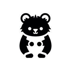 Koala black symbol icon design