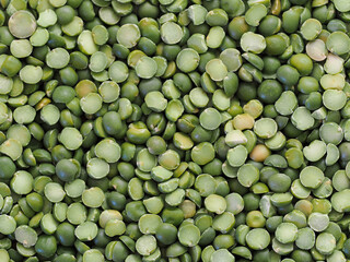 Green dry peas, background. Top view. .