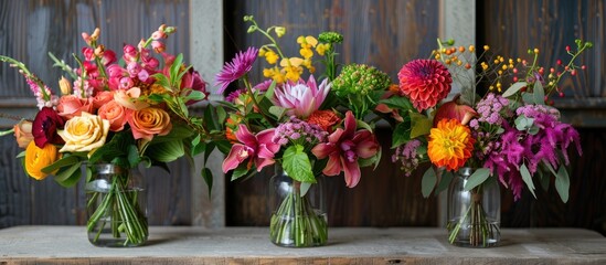 Fototapeta na wymiar Chic flower arrangements for special occasions