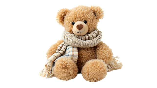Teddy bear isolated on a transparent background