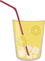 Orange juice illustration