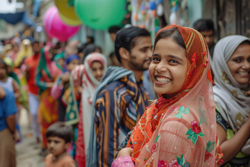 Candid glimpses of people rejoicing during Eid festivities