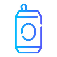 soy milk Line Gradient Icon