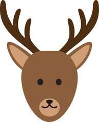 Deer head illustration