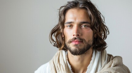 Jesus as a young man casual