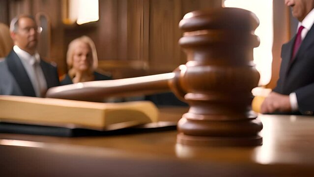 The Judge's Gavel Restores Discipline and Maintains Courtroom Decorum