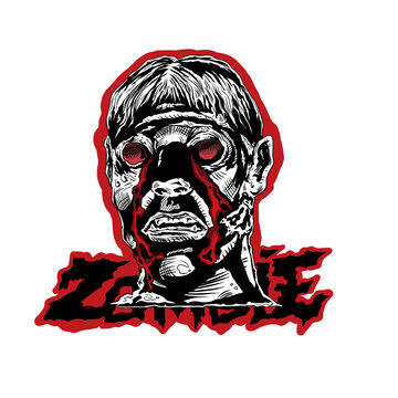 recommend clip art: zombie head image for sticker.