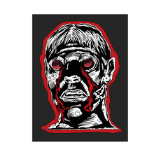 zombie head image for sticker.