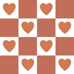 Checker background seamless pattern.Checkerboard, chessboard pattern.