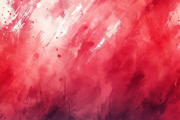 Abstract red background in watercolor style