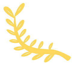 gold laurel wreath