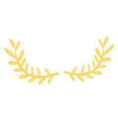 gold laurel wreath