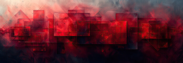 Red and black graphics background. Created with Ai
