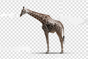 giraffe on a transparent background