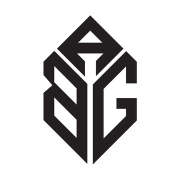 abg letter logo design. abg creative initials letter logo concept. abg letter design.

