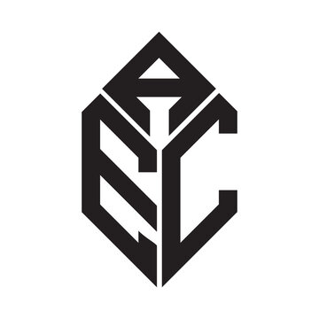 aec letter logo design. aec creative initials letter logo concept. aec letter design.
