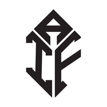 aif letter logo design. aif creative initials letter logo concept. aif letter design.
