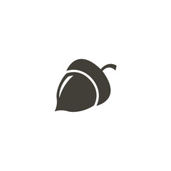 Acorn Logo Design Icon Vector Template