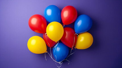 A bunch of colorful balloons background