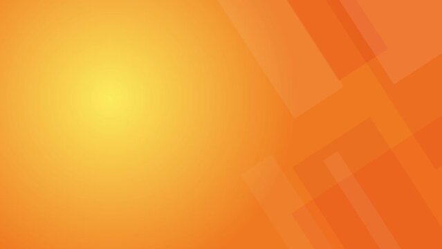 abstract geometry background 4k. abstract geometry background with gradient yellow orange color. abstract geometry background with motion design concept rectangle shape